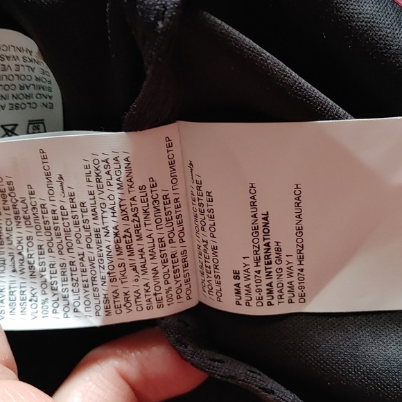 Puma x Les Benjamins Mens Windbreaker SZ.L Burgundy - Picture 11 of 11